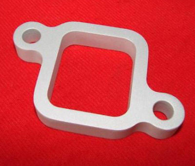 Water outlet spacer 1/4 CNC Billet aluminum Chevy 230 250 292 Inline 6